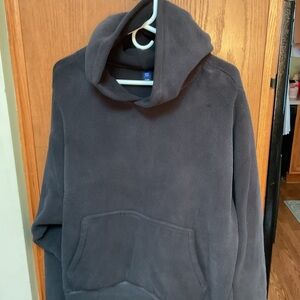 YEEZY X GAP H09 POLAR FLEECE HOODIE BLACK SZ XL